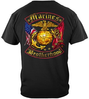 USMC Marines Double Flag Brotherhood | Civil War Stuff