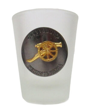 Gettysburg Cannon Medallion Shot Glass