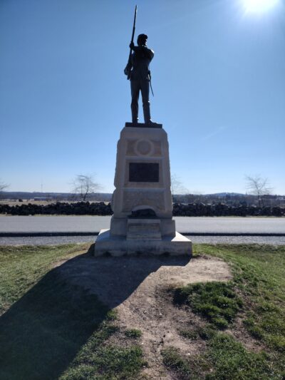 11th Pennsylvania Infantry monument featuring Sallie