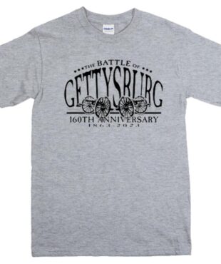 160th Anniversary Two Cannon T-Shirt gray