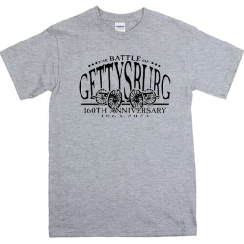 160th Anniversary Two Cannon T-Shirt gray