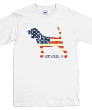 Gettysburg Beagle Youth T-Shirt white